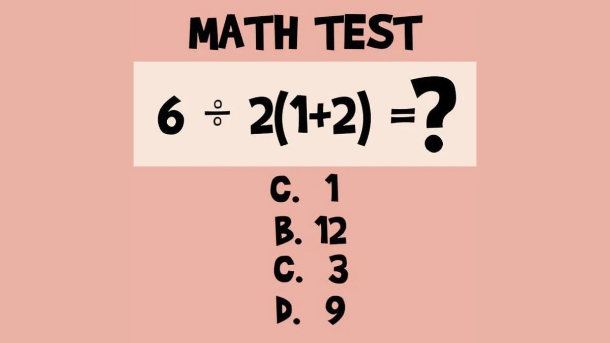 Brain Teaser Math Puzzle: What