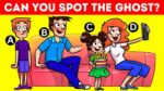 Brain Teaser: Who Is The Ghost? Only 1% With Sharpest Vision Pass This IQ Test In 5 Seconds!