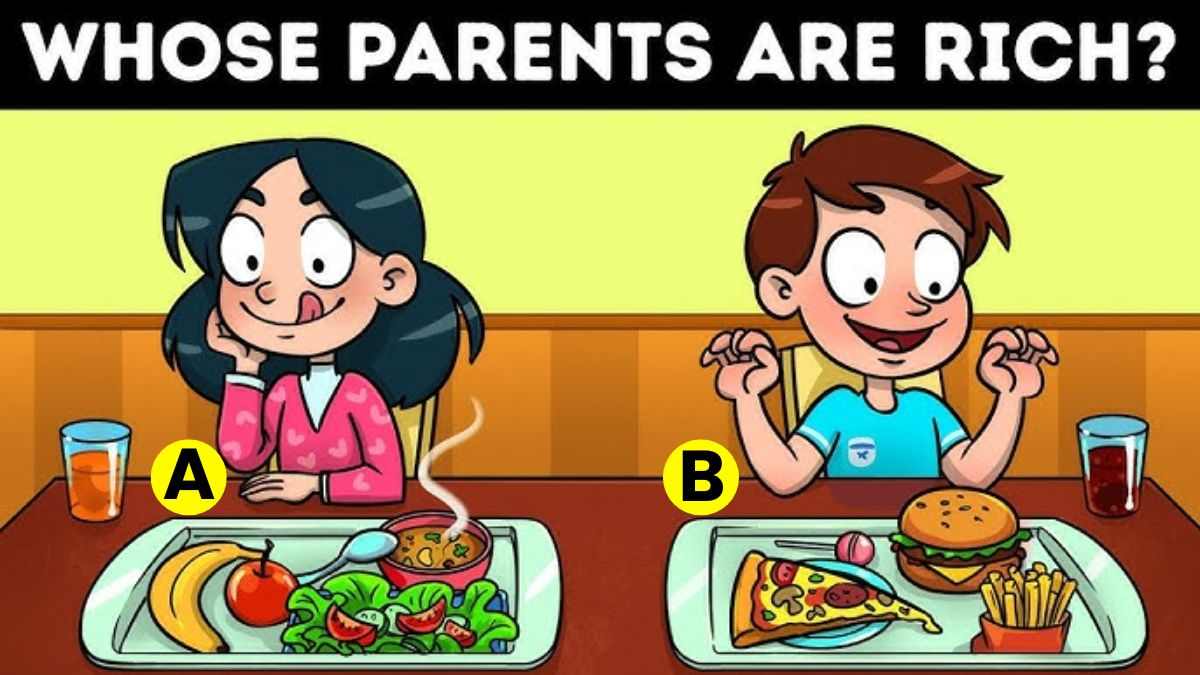 Brain Teaser: Whose Parents Are Rich? Only 1% Geniuses Pass This IQ Test In 5 Seconds!