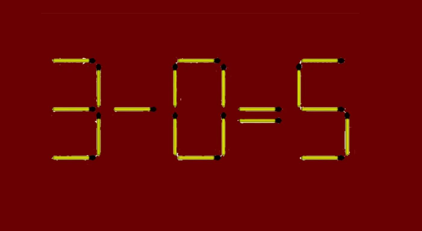 Can you correct this equality by moving only two matches? Only few people can solve this task