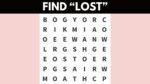 Find the word ”LOST” in 9 seconds!