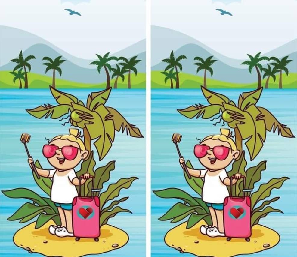 In twelve seconds, try to identify the differences in the tourist’s image. We challenge you!