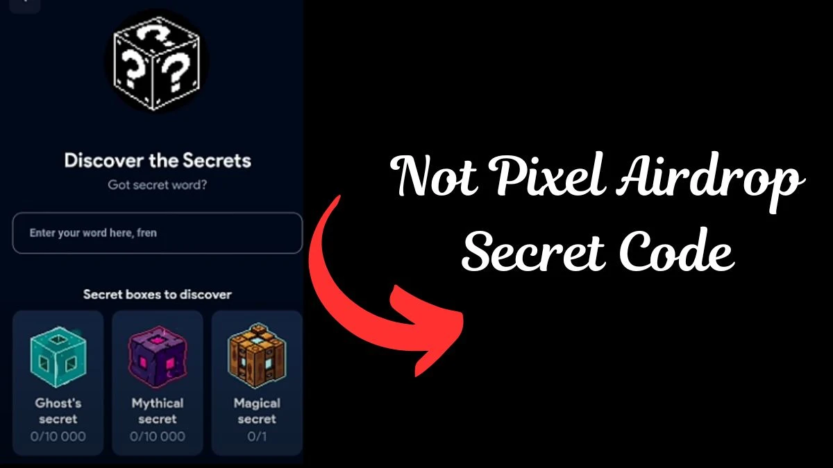 Not Pixel Airdrop Secret Code Today 20 November 2024