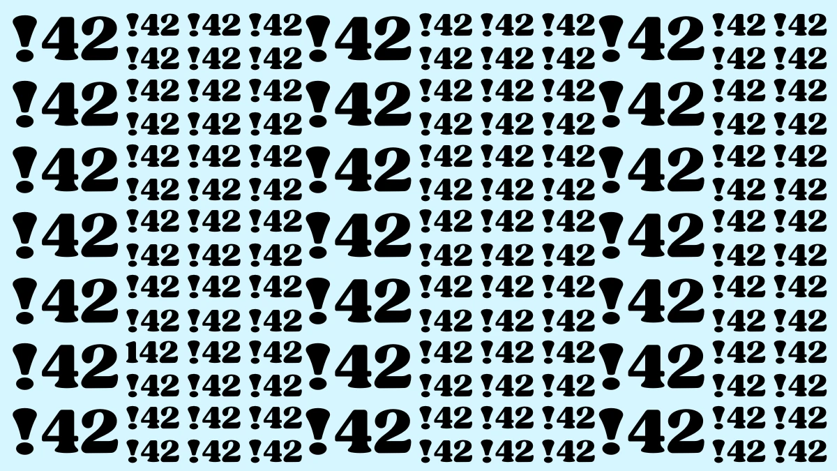 Observation Brain Challenge: Only 8K Vision Can Spot the 142 in 8 Secs