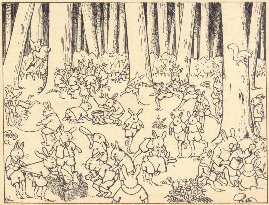 “One, two, three, four, five, the bunny went out for a walk.” And regarding the attention test question: “How many bunnies are there in the picture?