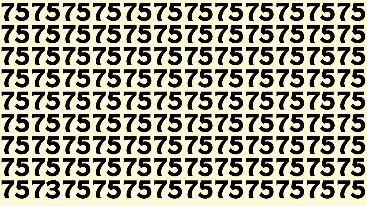 Optical Illusion Brain Test: Only high IQ individuals Can Spot the Number 73 in 8 Secs