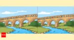 Optical Illusion: Can you find 3 differences in the bridge pictures? |