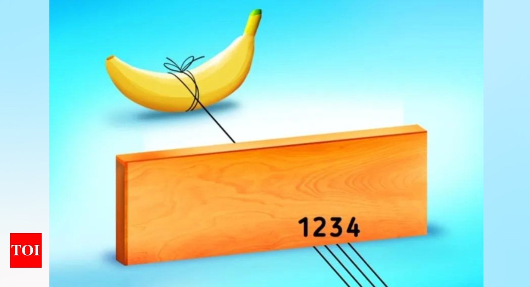 Optical Illusion: Can you spot the right string attached to the Banana? |