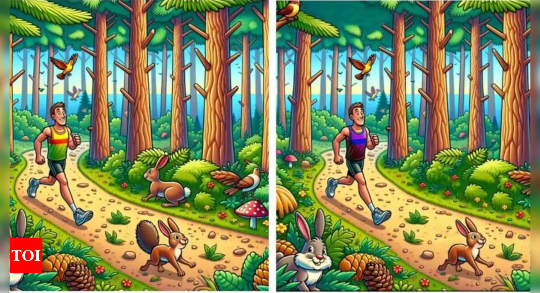 Optical Illusion: Do you have 20/20 vision to spot 5 differences? |