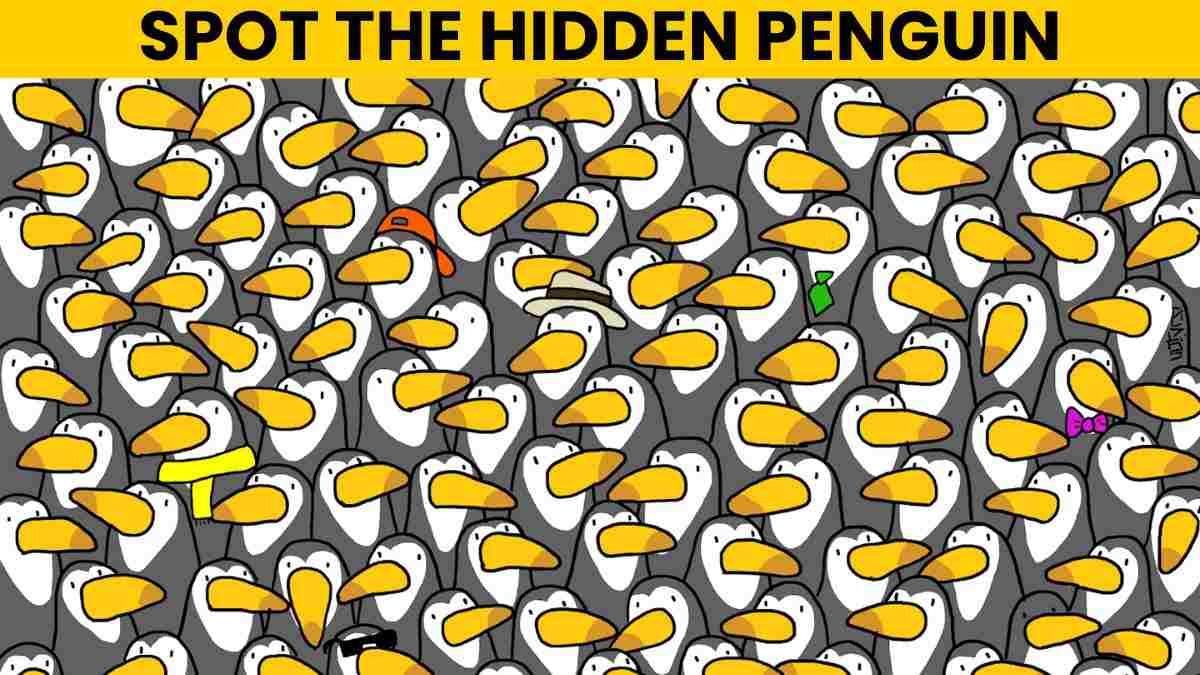 Optical Illusion IQ Test: Can You Spot The Penguin Among The Toucans In 5 Seconds?