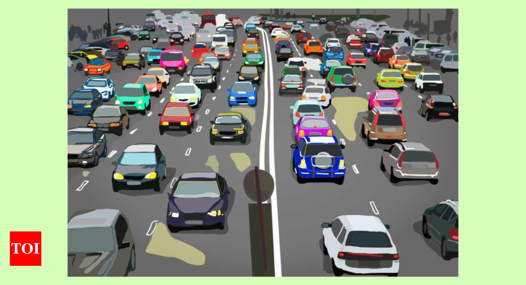 Optical Illusion: Only a sharp-eyed person can spot the yellow car in this traffic