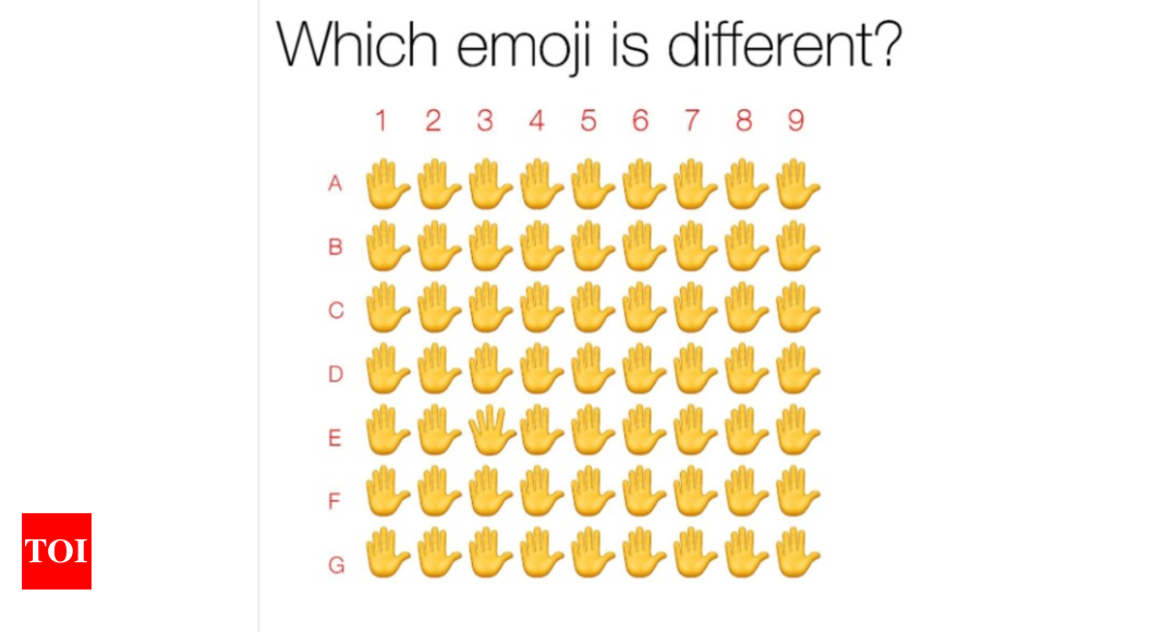 Optical Illusion: Only the intelligent ones can identify the odd emoji in just 5 seconds