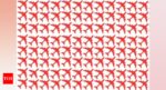 Optical Illusion: Test your eyesight: Find the odd red plane in under 7 seconds |