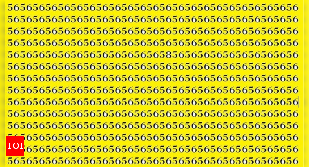 Optical illusion: Can you spot 58 in this image?