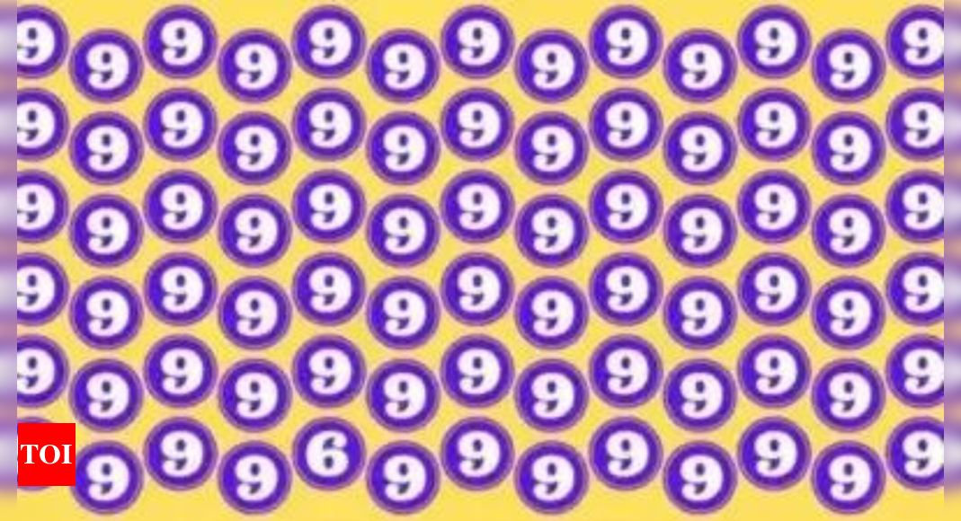 Puzzle: Test your brain: Only people with a young mind can spot the number '6' |