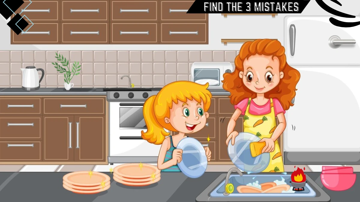 Spot 3 Mistakes: Only Eagle eyed person can spot the 3 mistakes in 15 secs