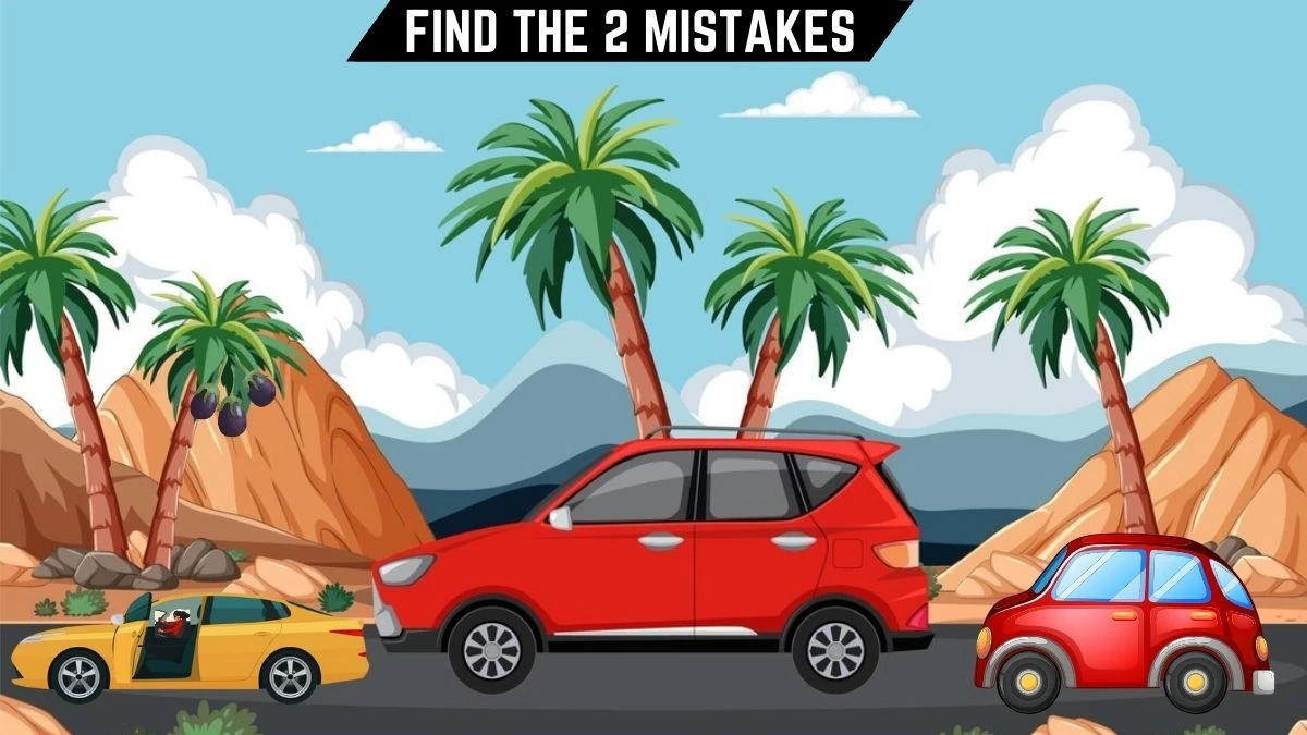 Spot the 2 Mistakes Picture Puzzle: Only the True Detectives Can Spot 2 Mistakes in this Road Image in 10 Secs