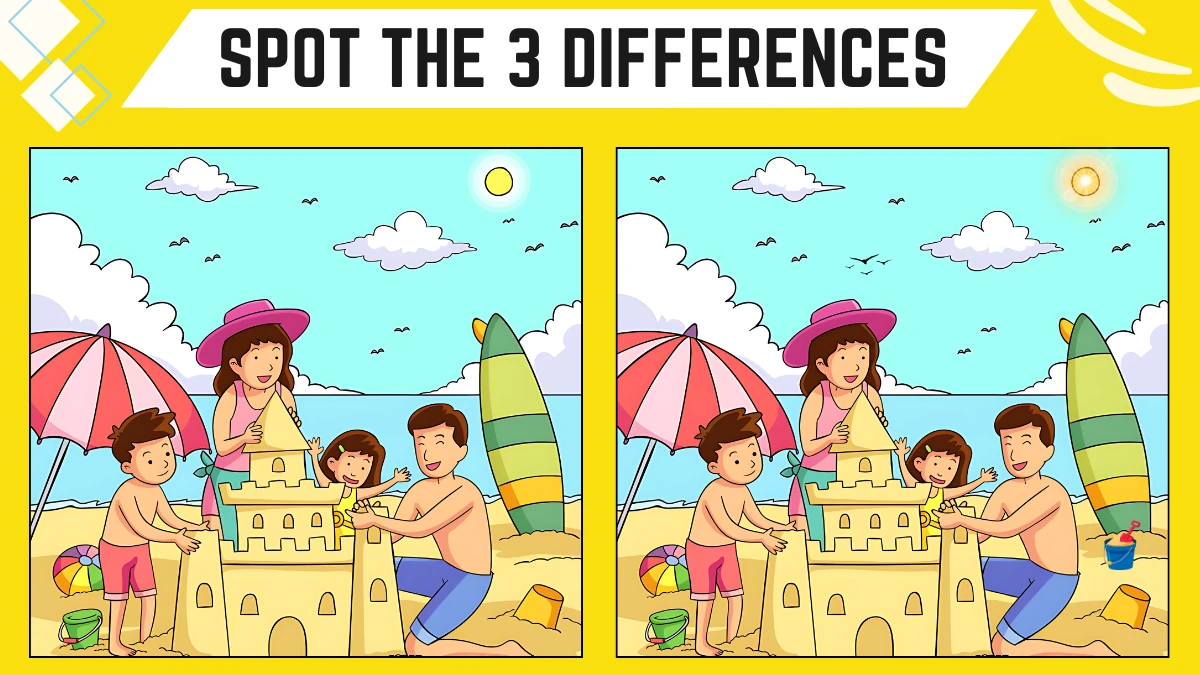 Spot the 3 Differences: Only People with Eagle Eyes Can Spot the 3 Differences in 8 Secs