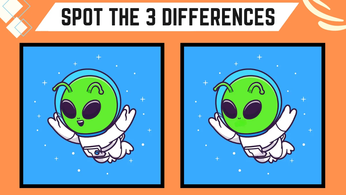 Spot the 3 Differences: Only the most excellent vision People Can Spot the 3 Differences in this Alien Image in 8 Secs