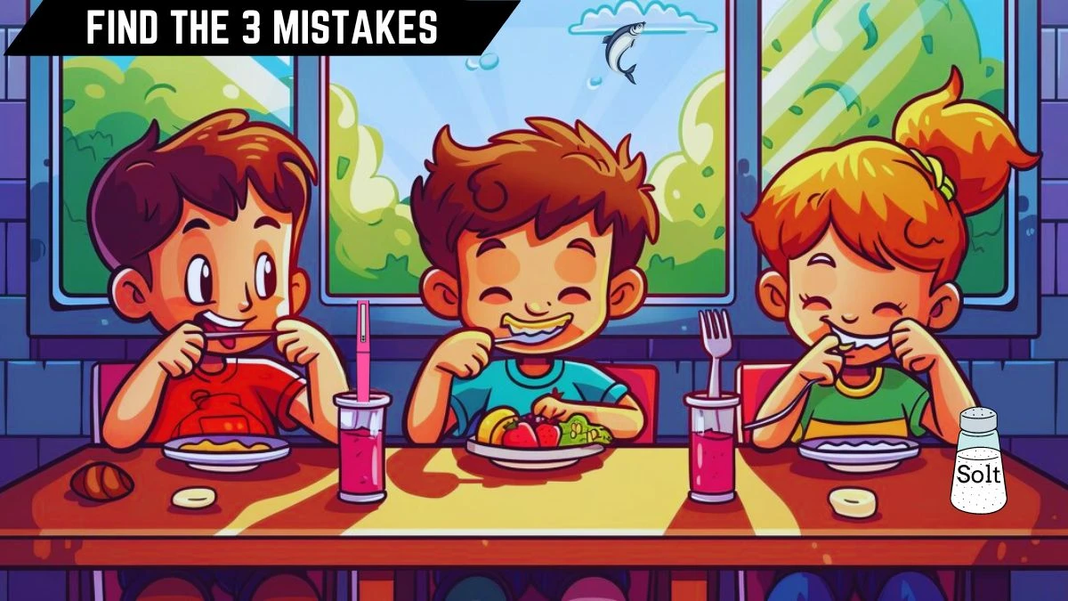 Spot the 3 Mistakes Picture Puzzle: Only detective minds can spot the 3 Mistakes in 12 Secs