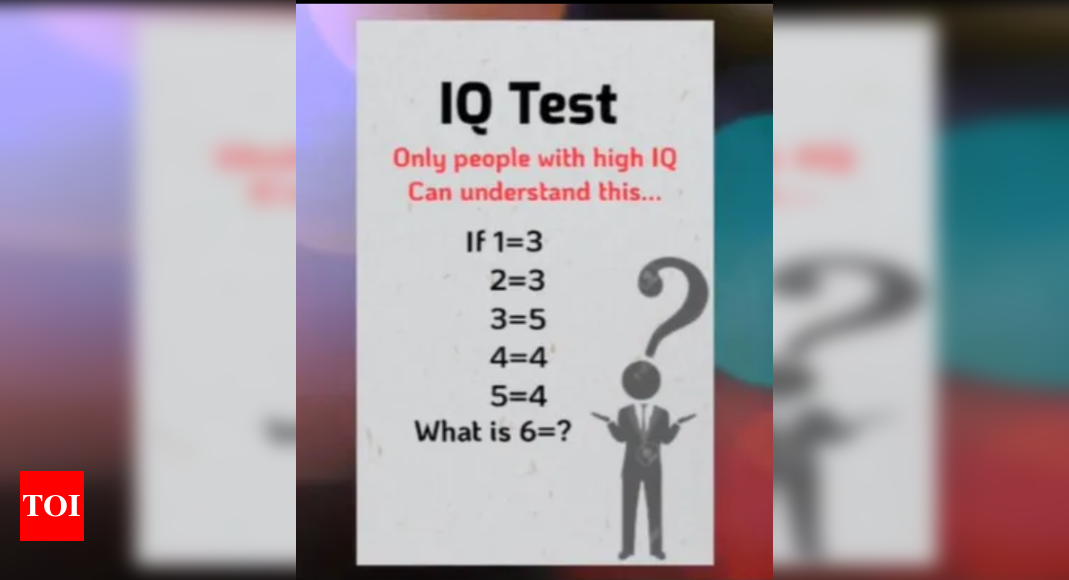 Brain Teaser: Test your IQ level with this math brainteaser |