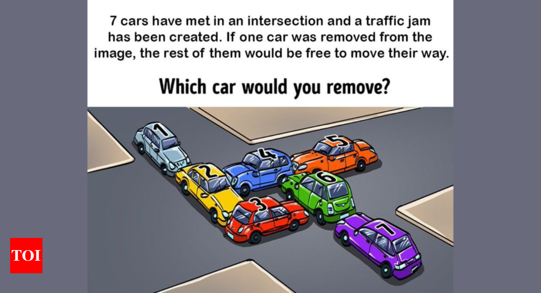 Brain Teaser: Which car would you remove so that the traffic jam gets cleared |