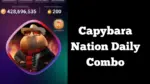 Capybara Nation Daily Combo 27th December 2024