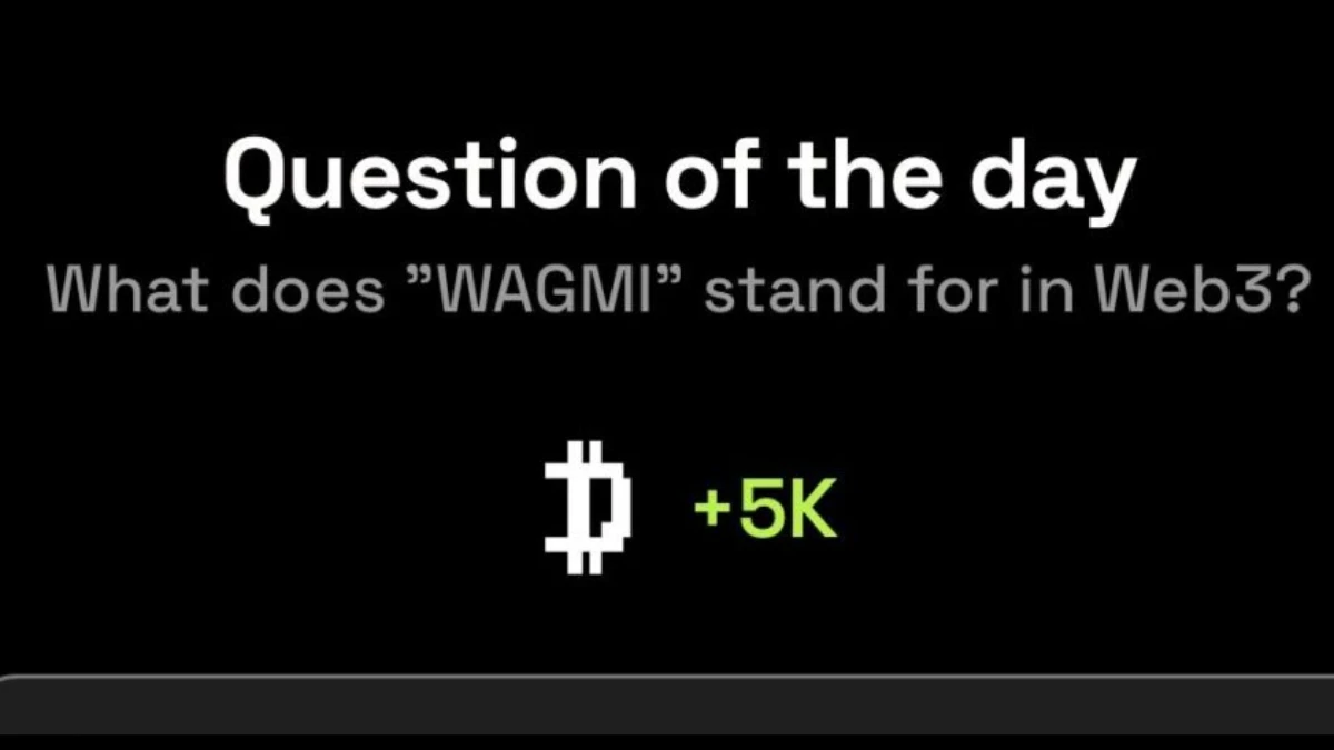 Dropee question of the day code 13 December What does “WAGMI” stand for in Web3?