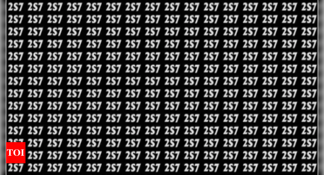 Eye test: Only people with sharpest vision can spot the number '257' in this jumble