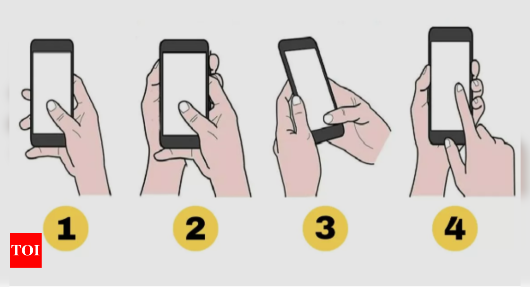 How you hold the phone can reveal hidden traits of your personality