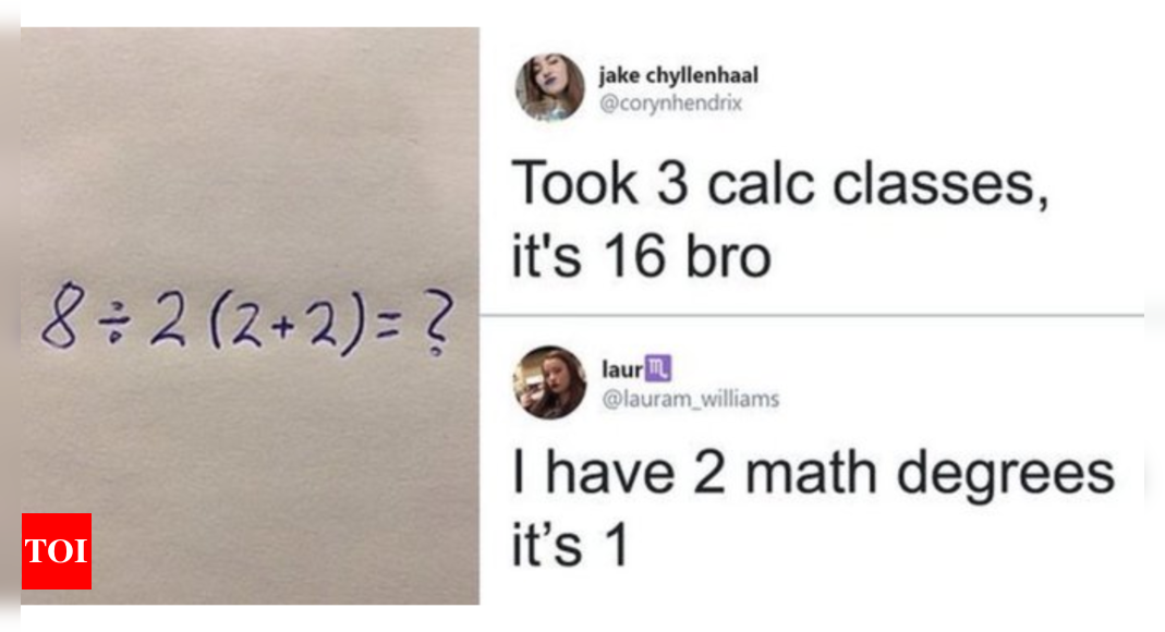 Maths puzzle: Internet divided over the right answer to this question; can you solve it? |