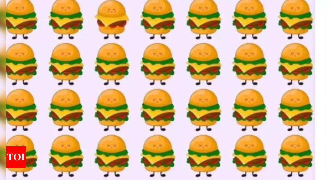 Only a true burger lover can spot the odd one in this picture