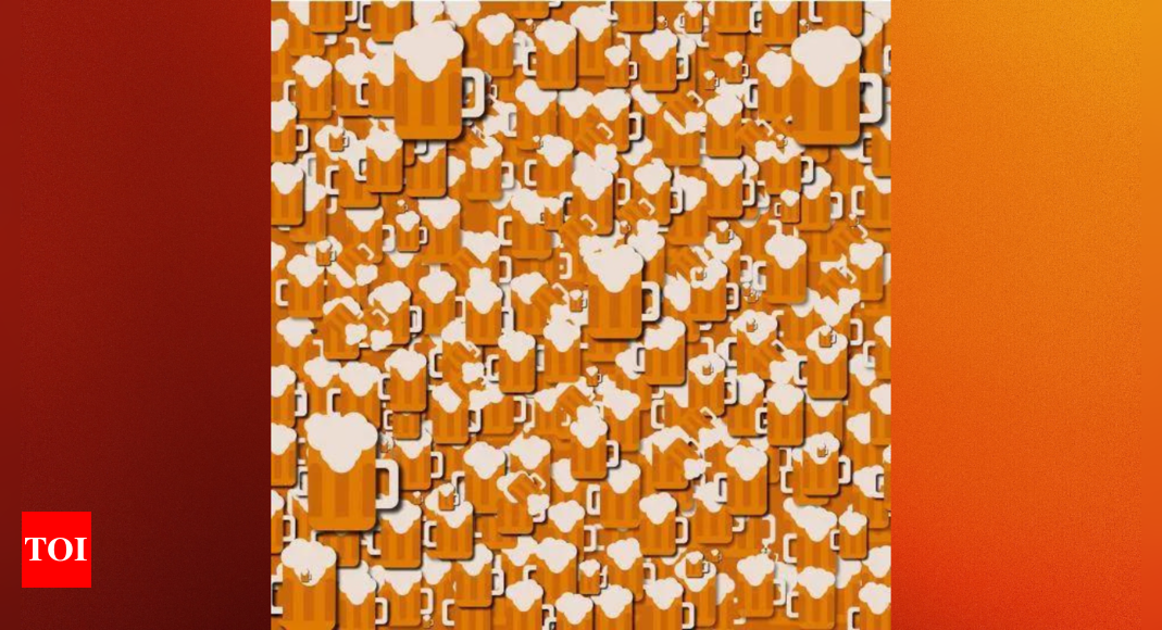 Optical Illusion: Can you spot the dog in the pints of beer? |