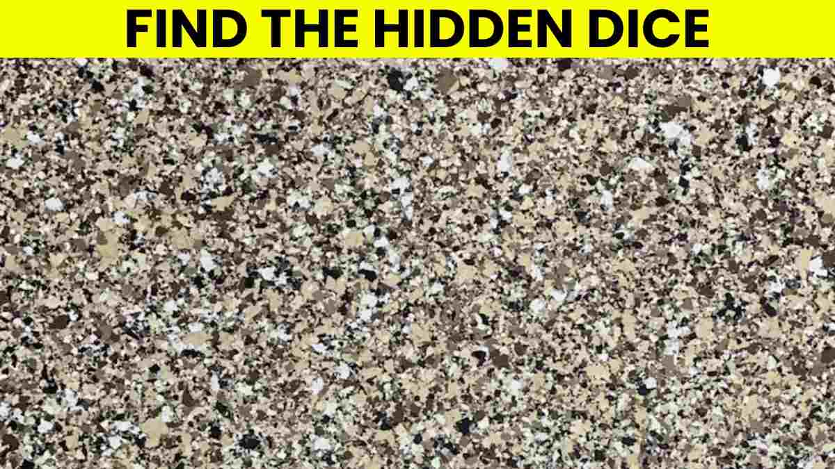 Optical Illusion IQ Test: Only 1% With Sharp Focus Can Spot The Hidden Dice In 5 Seconds!