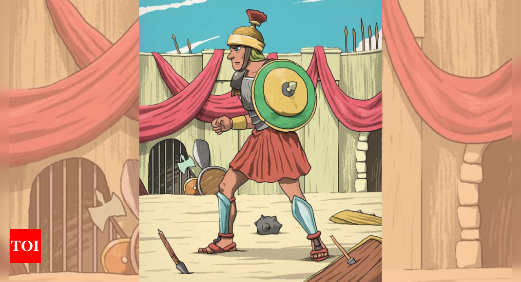 Optical Illusion: Only a genius can spot the gladiator's sword in this picture |