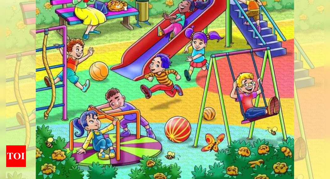 Optical Illusion: Only a genius can spot the hidden tiger in this children park |