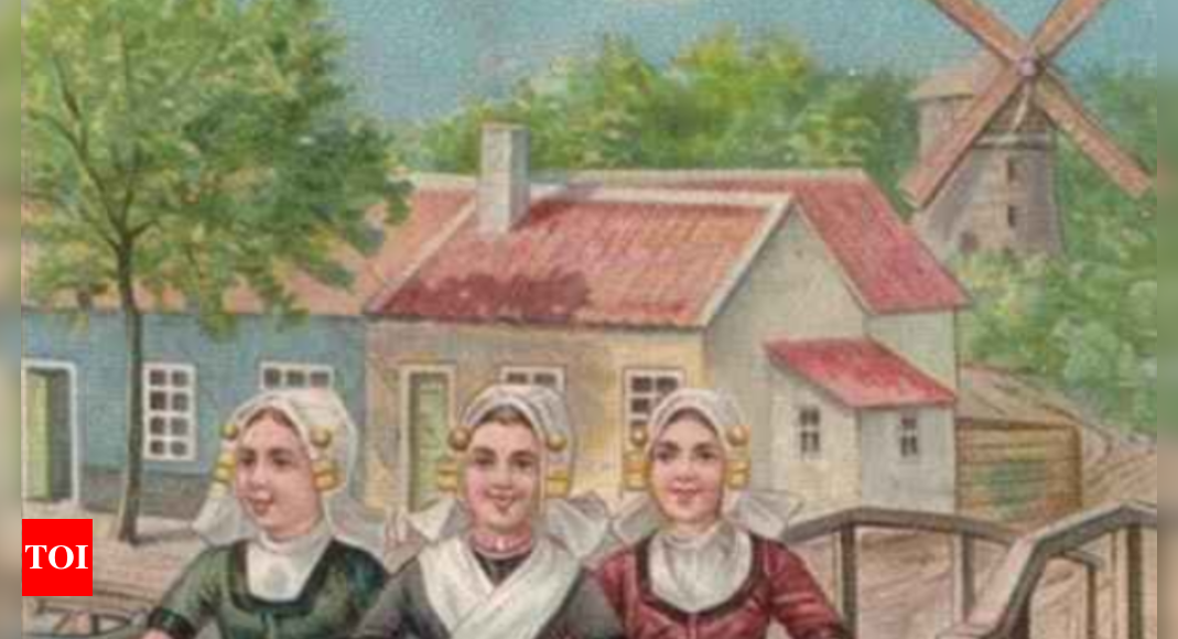 Optical illusion test: Spot the three hidden boys in this classic village painting in 9 seconds