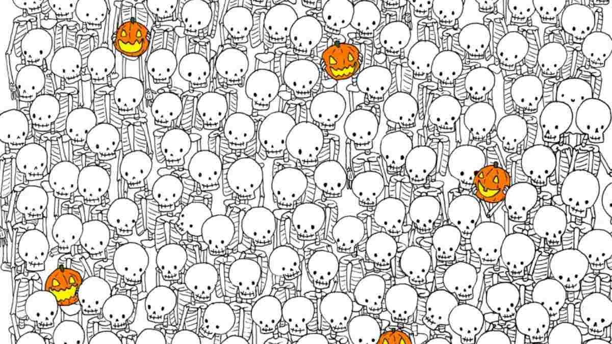 Picture Puzzle: Can You Spot The Ghost Among Skeletons In 5 Seconds? 90% People Fail This IQ Test!