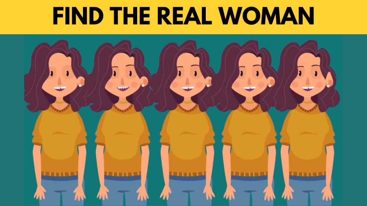 Picture Puzzle IQ Test: Only Geniuses Can Find the Real Woman Among Clones in 5 Seconds!