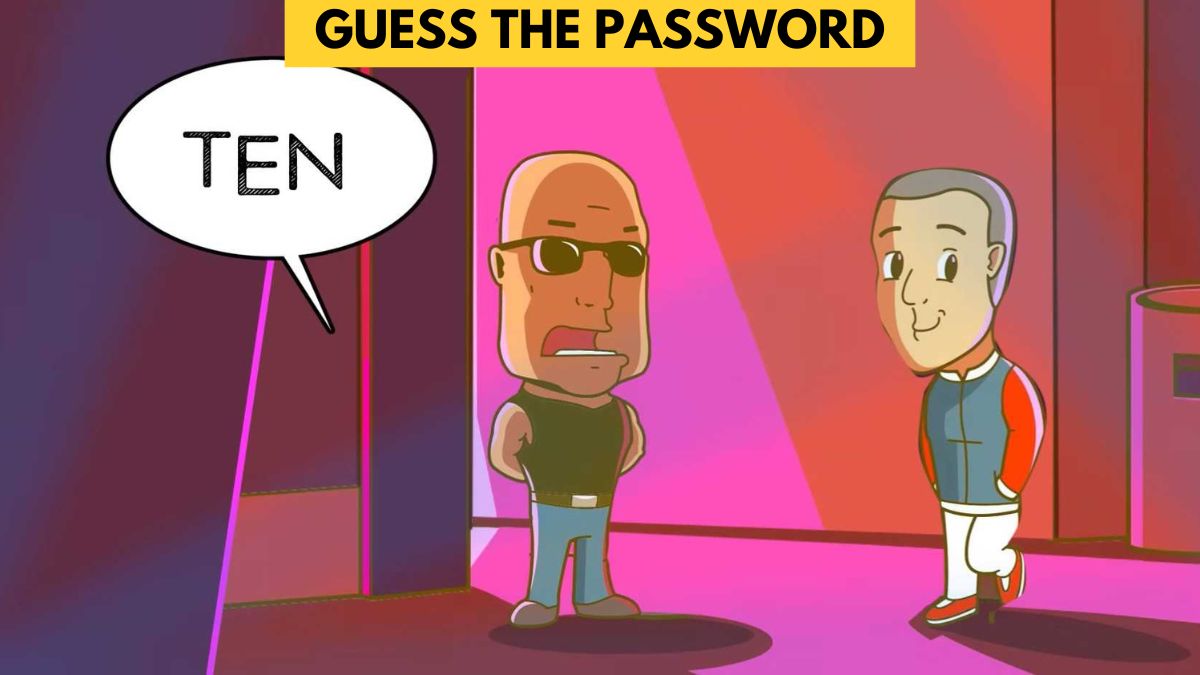 You have a 140+ IQ if you can guess the password in the nightclub picture in 5 seconds!