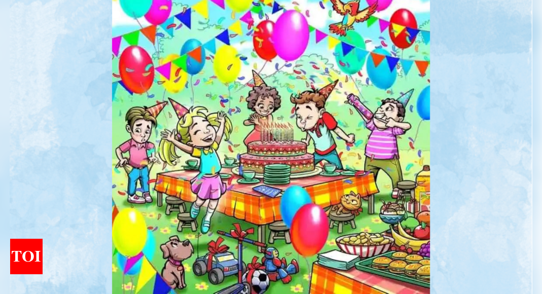 You have less than 5 seconds to find the missing gift at this birthday party