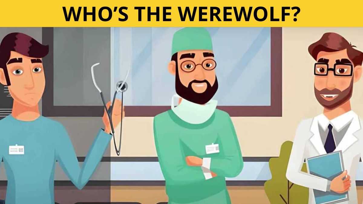 Brain Teaser Challenge: Only 1% of geniuses can find the werewolf in 7 seconds!