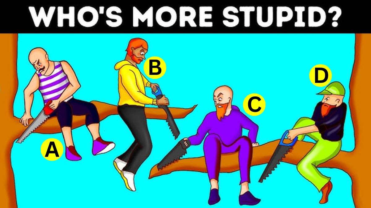 Brain Teaser: Spot Who Is Stupid? Use Your Observation Skills To Crack This IQ Test In 5 Seconds!