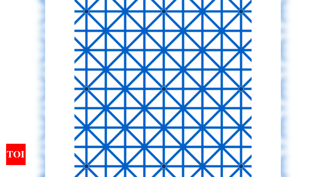 Challenge: Can you count the total disappearing dots in this optical illusion? Most people cannot!