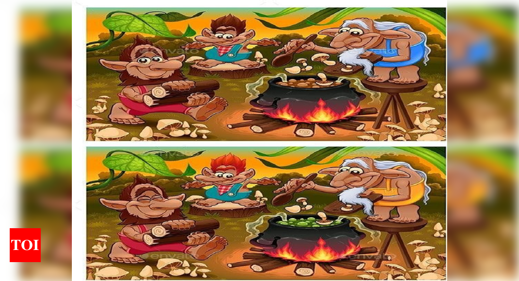 Optical Illusion: Exercise your brain! Spot the differences between these two images |