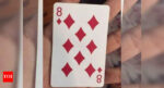 Optical illusion: Can you spot the third ‘8’ in the card?