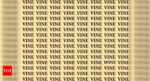 Optical illusion: Only someone with sharp eyes & brain combo can spot ‘Wine’ among ‘Vine’ in 15 seconds |