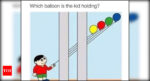 Optical illusions: Which balloon is the kid holding? Only a true genius can solve this optical illusion |