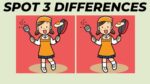 Spot the Differences: You are a puzzle legend if you can spot 3 differences in 10 seconds!