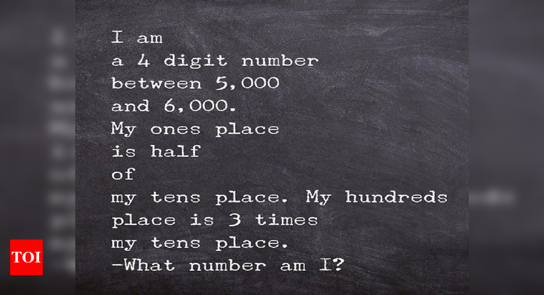 “What number am I?” Can you solve this math puzzle?